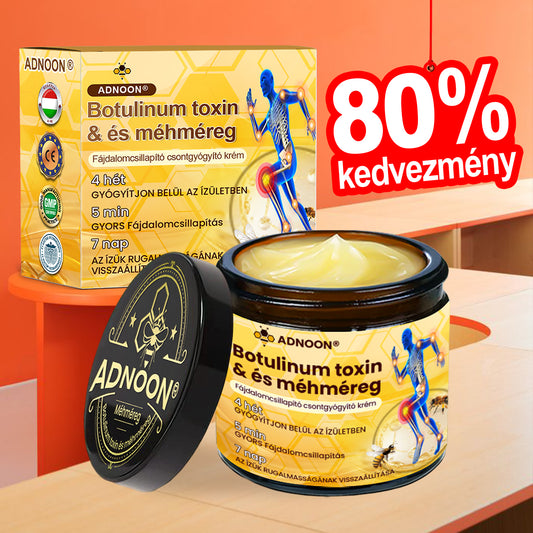 ⭐ADNOON® Botulinum Toxin & Méhméreg Fájdalomcsillapító Csontgyógyító Krém👨‍⚕️