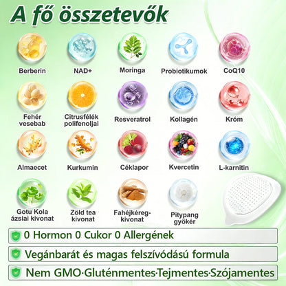 💯𝗣𝗭𝗚𝗢𝗡𝗘® 𝗠𝗼𝗿𝗶𝗻𝗴𝗮·𝗕𝗲𝗿𝗯𝗲𝗿𝗶𝗻𝗲×𝗡𝗔𝗗+ 𝟭𝟬‑𝗶𝗻‑𝟭 𝗧𝗮𝗽𝗮𝘀𝘇 ⭐Már csak 10 doboz maradt!🎁 További 50% kedvezményt adunk! Őrizd meg az egészséged! Ha most kihagyod, idén már nem lesz lehetőség!
